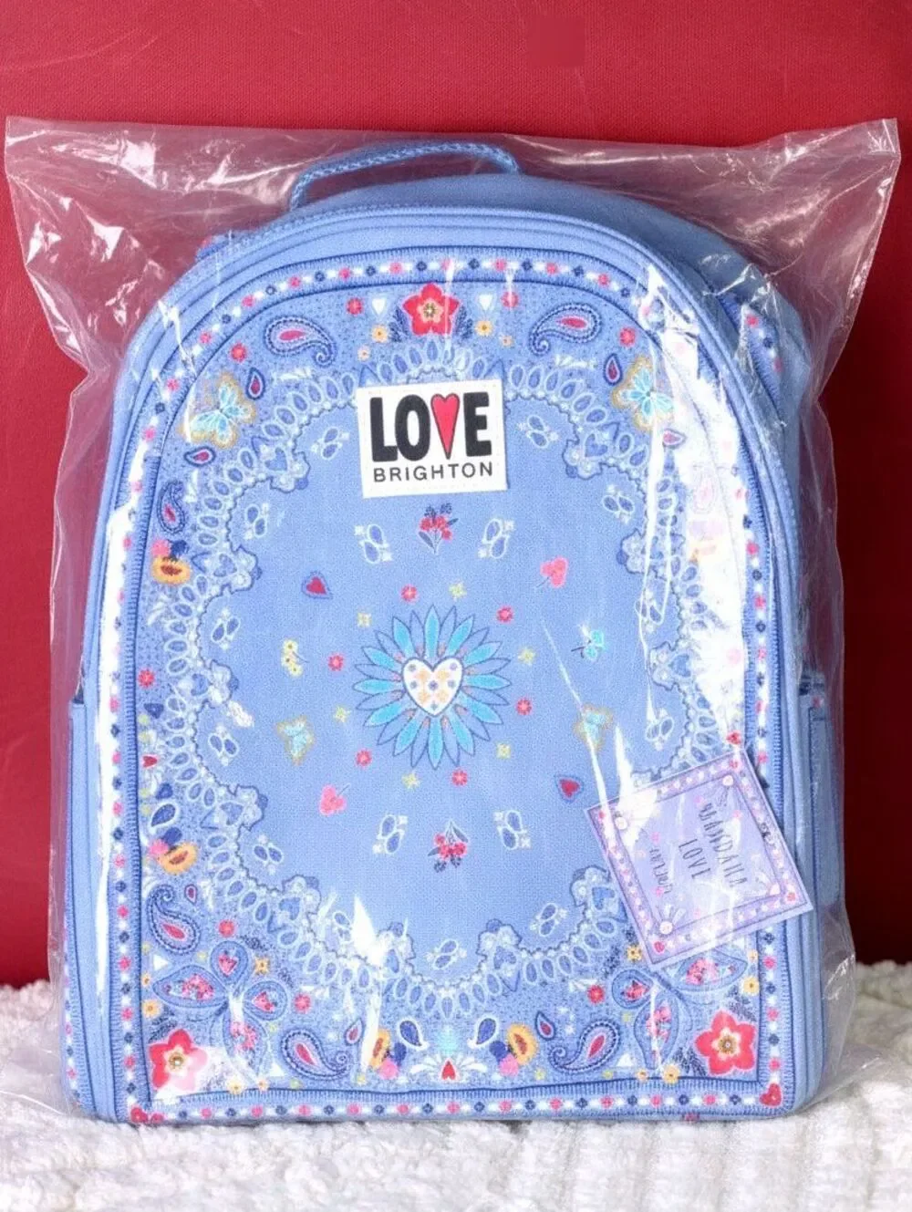 Brighton Bandana Love Medium Backpack | MSRP: $150 - NWT